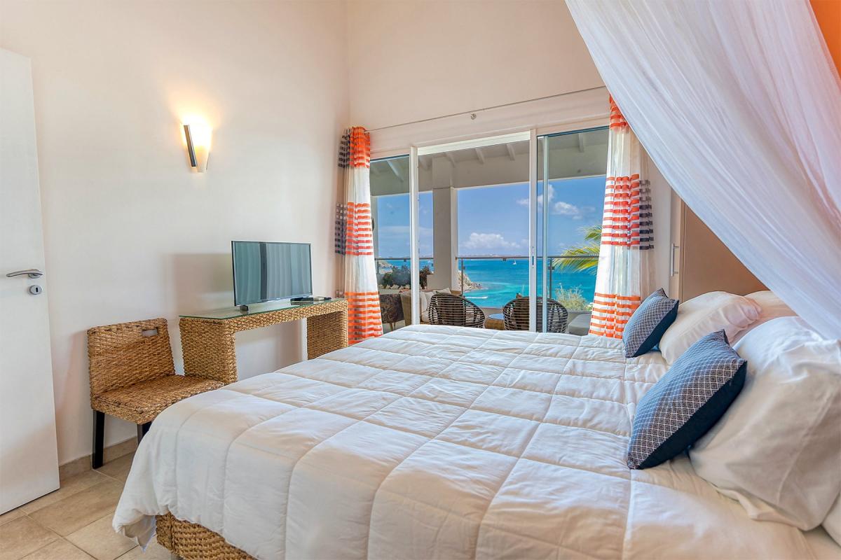 Villa Rental St Martin - The upstairs bedroom